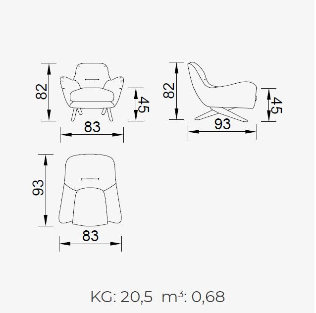 Кресло «Moi Wooden»