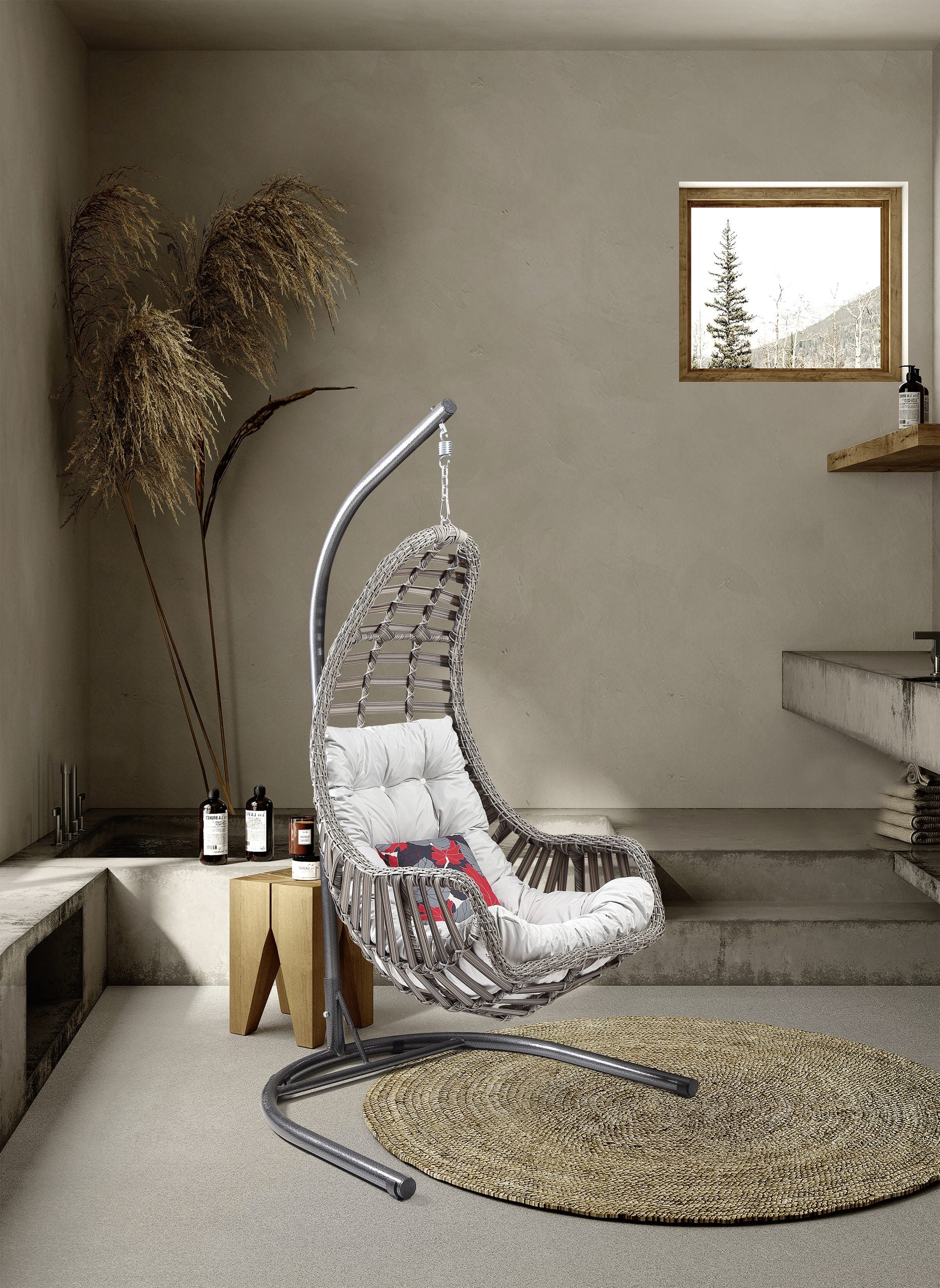 Градинска люлка «Datca» с ръчна оплетка Wintech