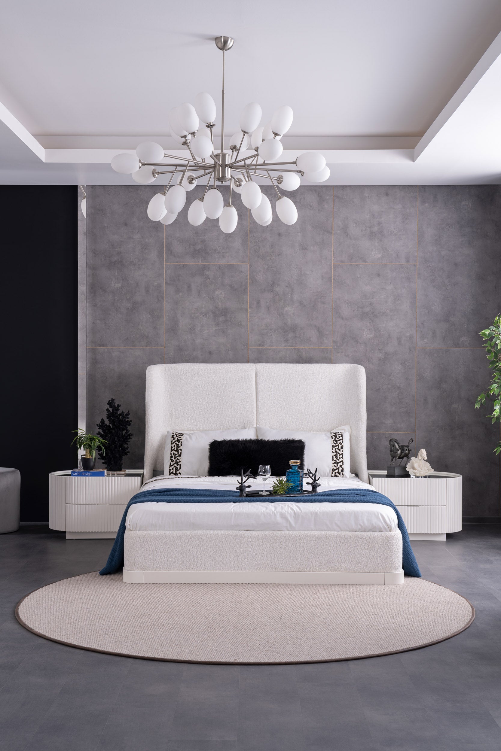 Тапицирано легло «Dio» с място за съхранение, повдигащ механизъм