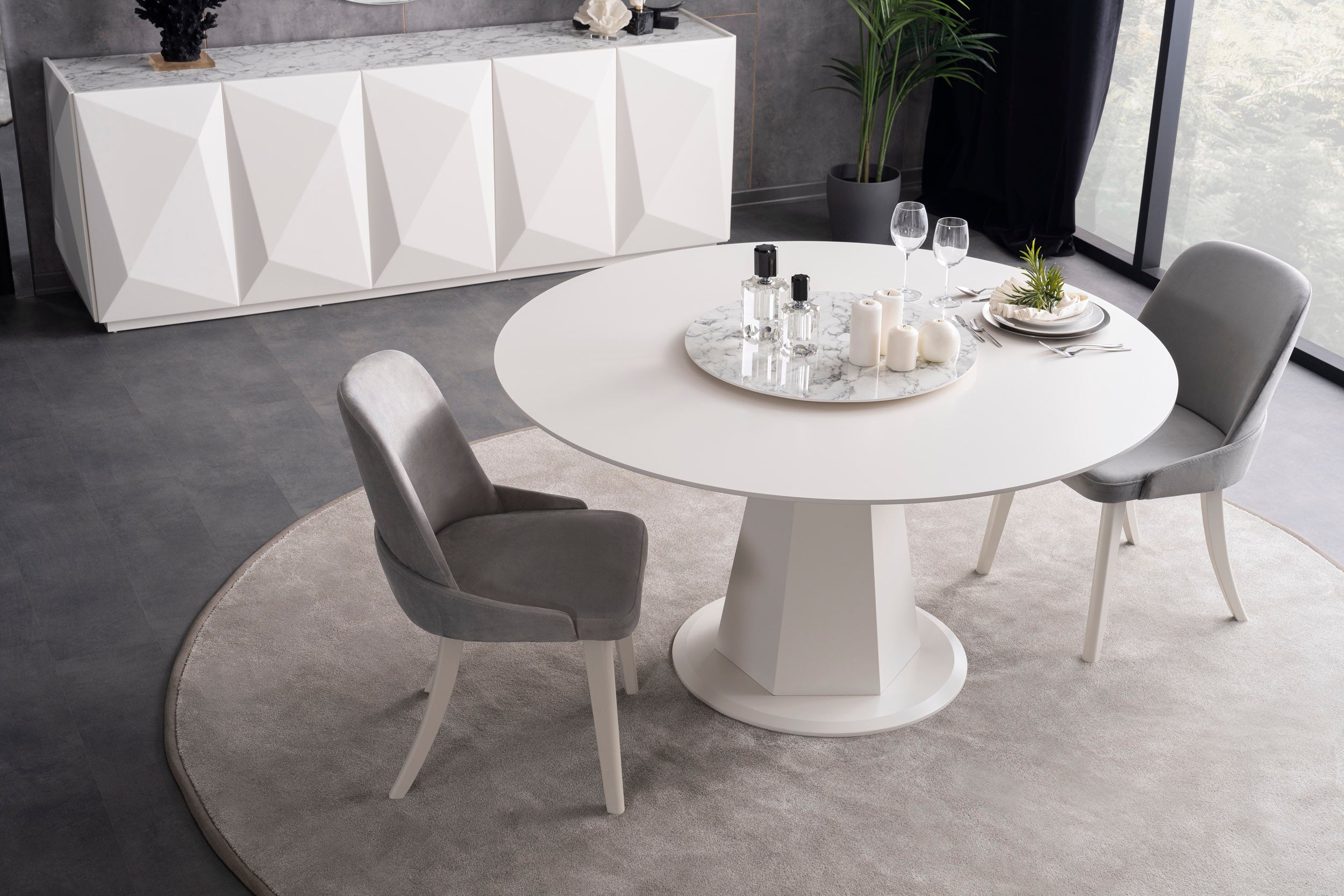 Трапезен стол «New Puzzle» с тапицерия, 10+ вида дамаски