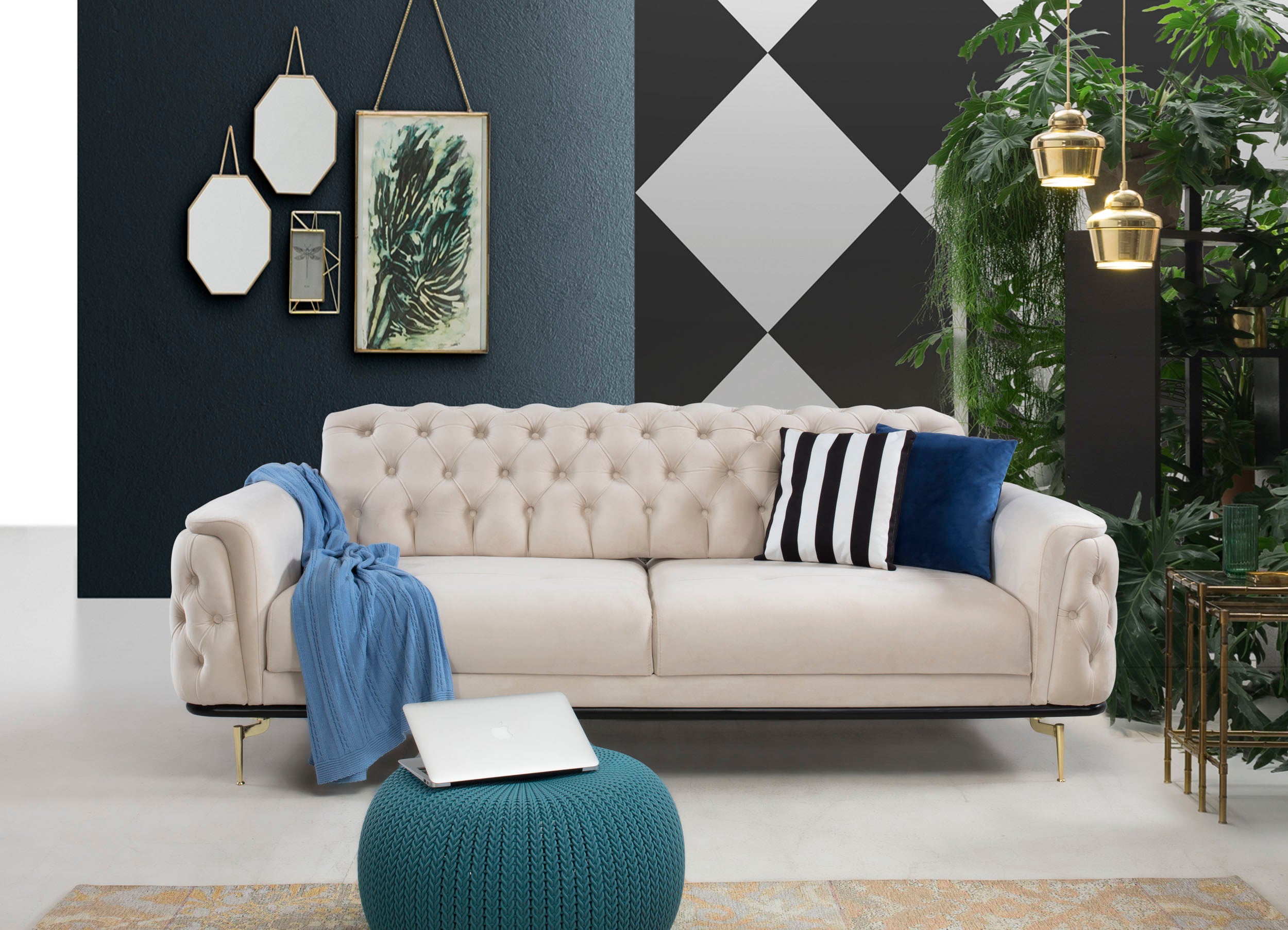 Триместен диван Sofatolia Efes (6684071821508)