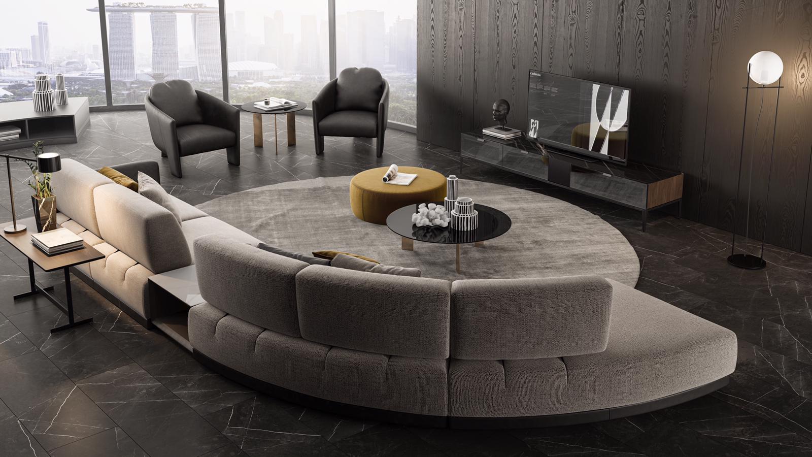 14 модула за модулен разтегателен диван «Le Mans Comfort»