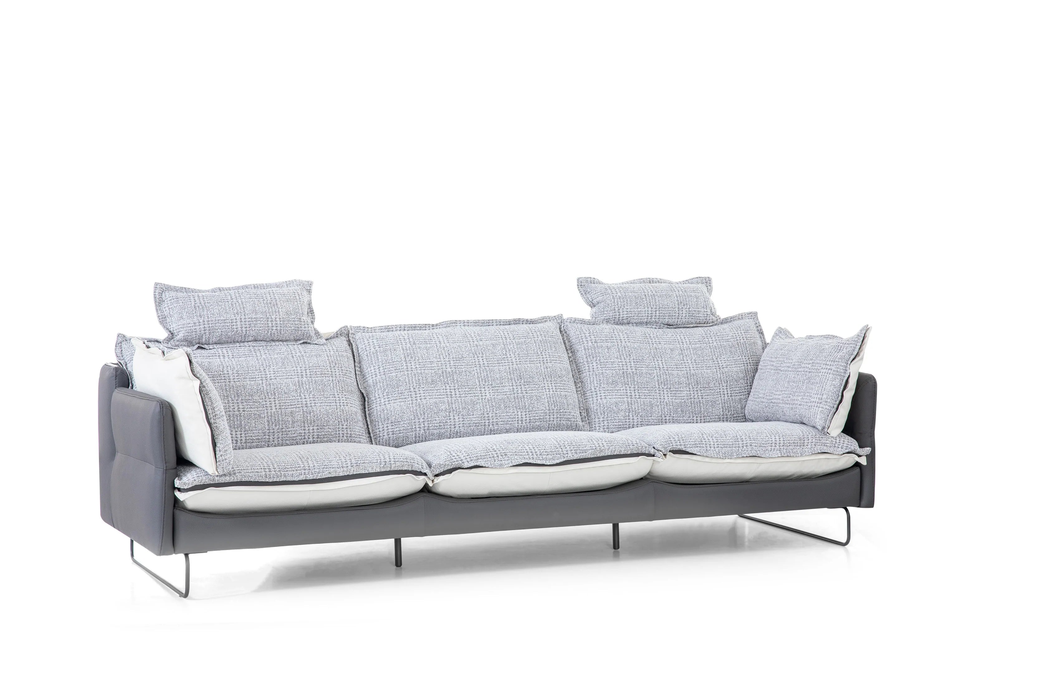 Триместен диван «Ayisigi» + подвижна възглавница за глава, ширина 280см