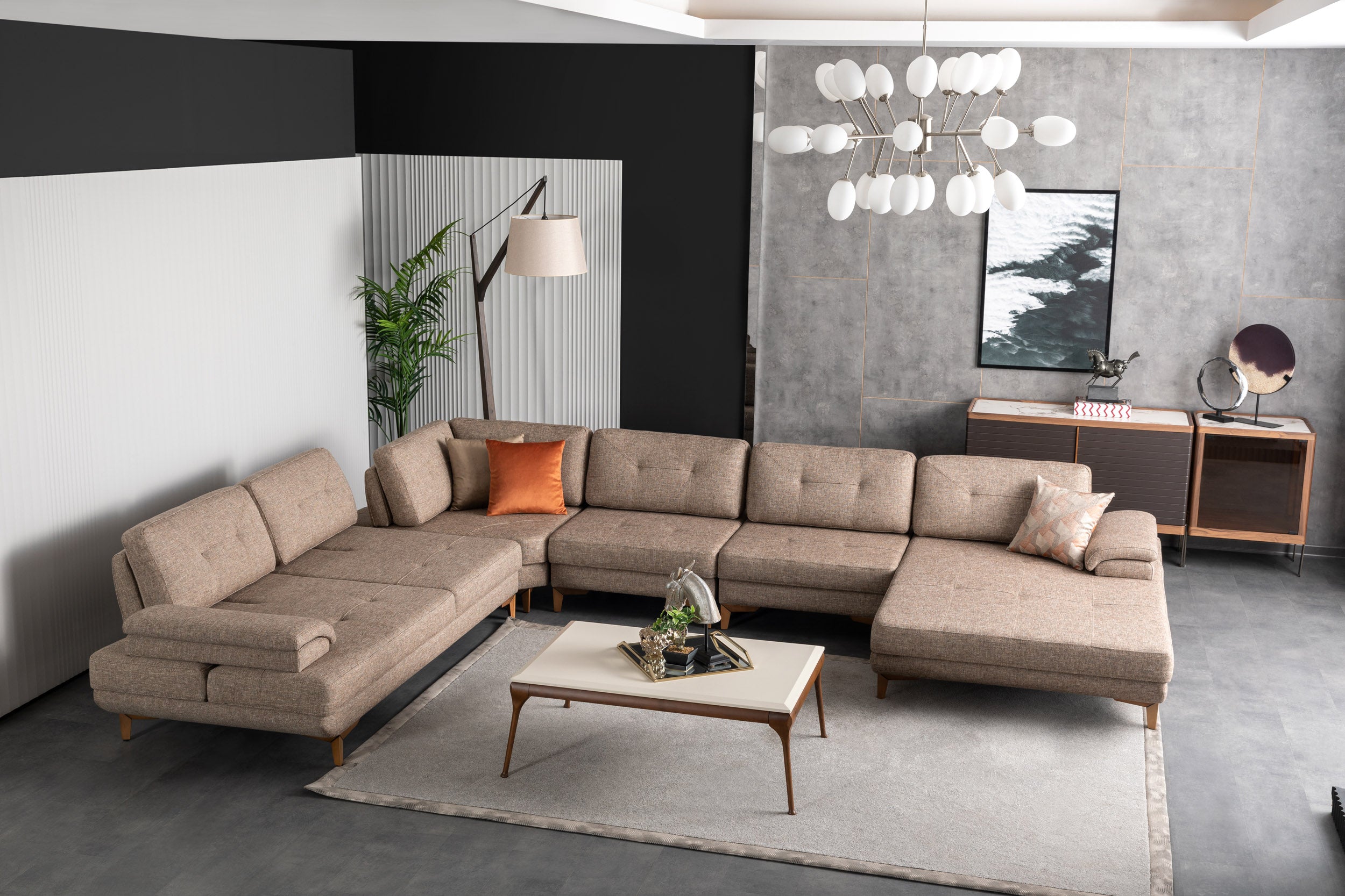 Модулен диван «Avensis» + подвижни облегалки и подлакътници