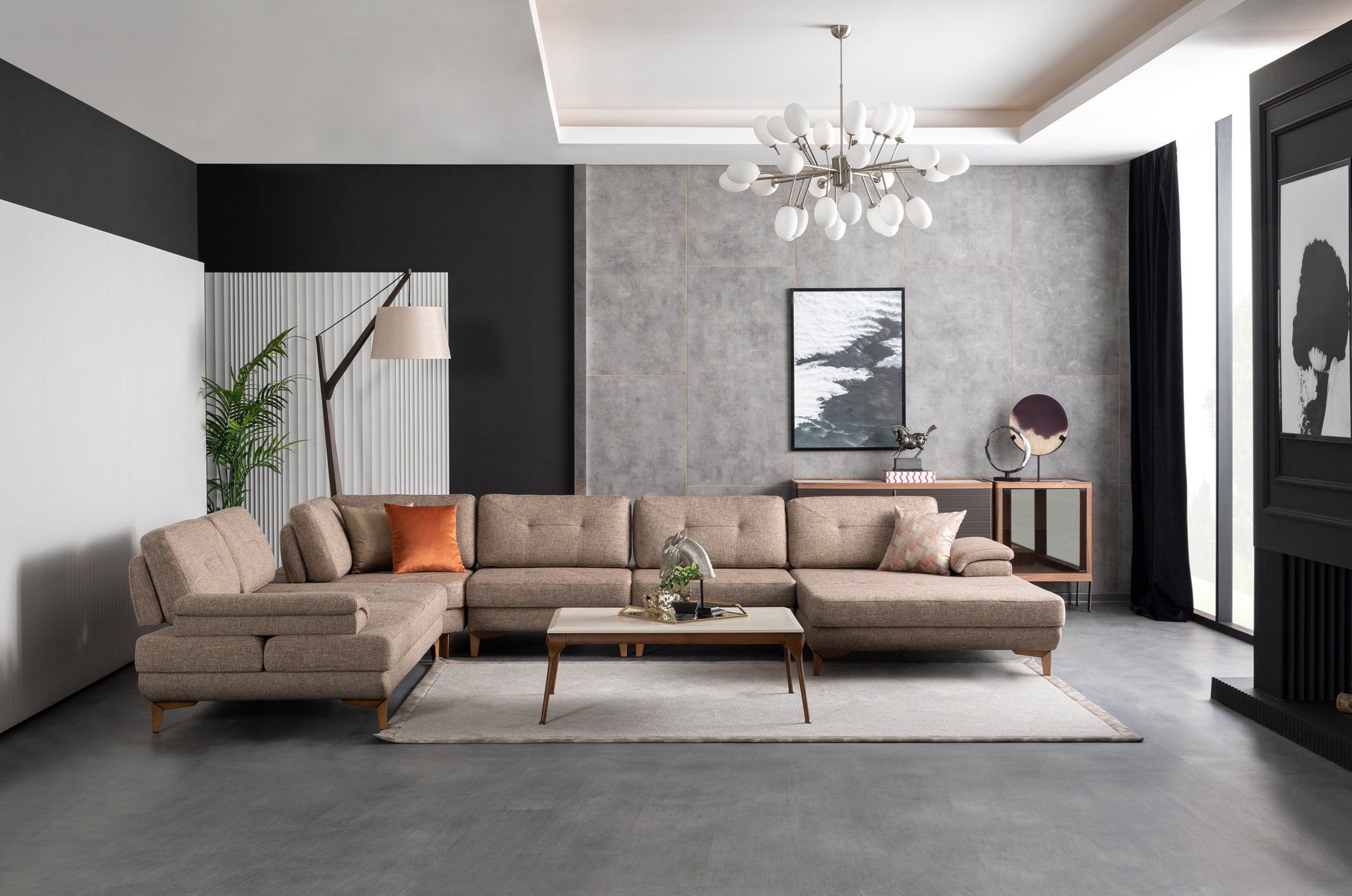 Модулен диван «Avensis» + подвижни облегалки и подлакътници