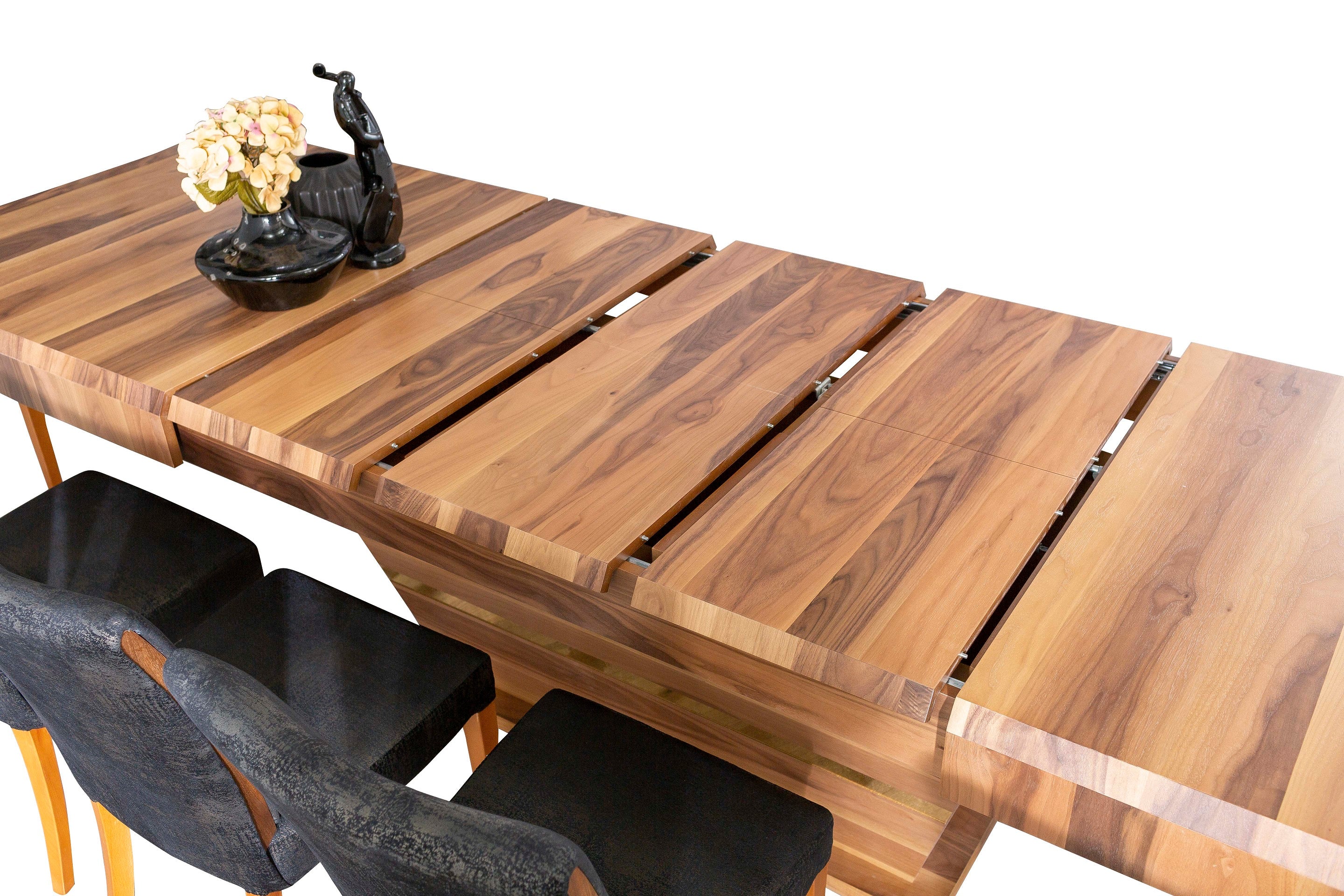 Трапезна разтегателна маса «MS 125» с тройно разтягане, размер 204х80х104см