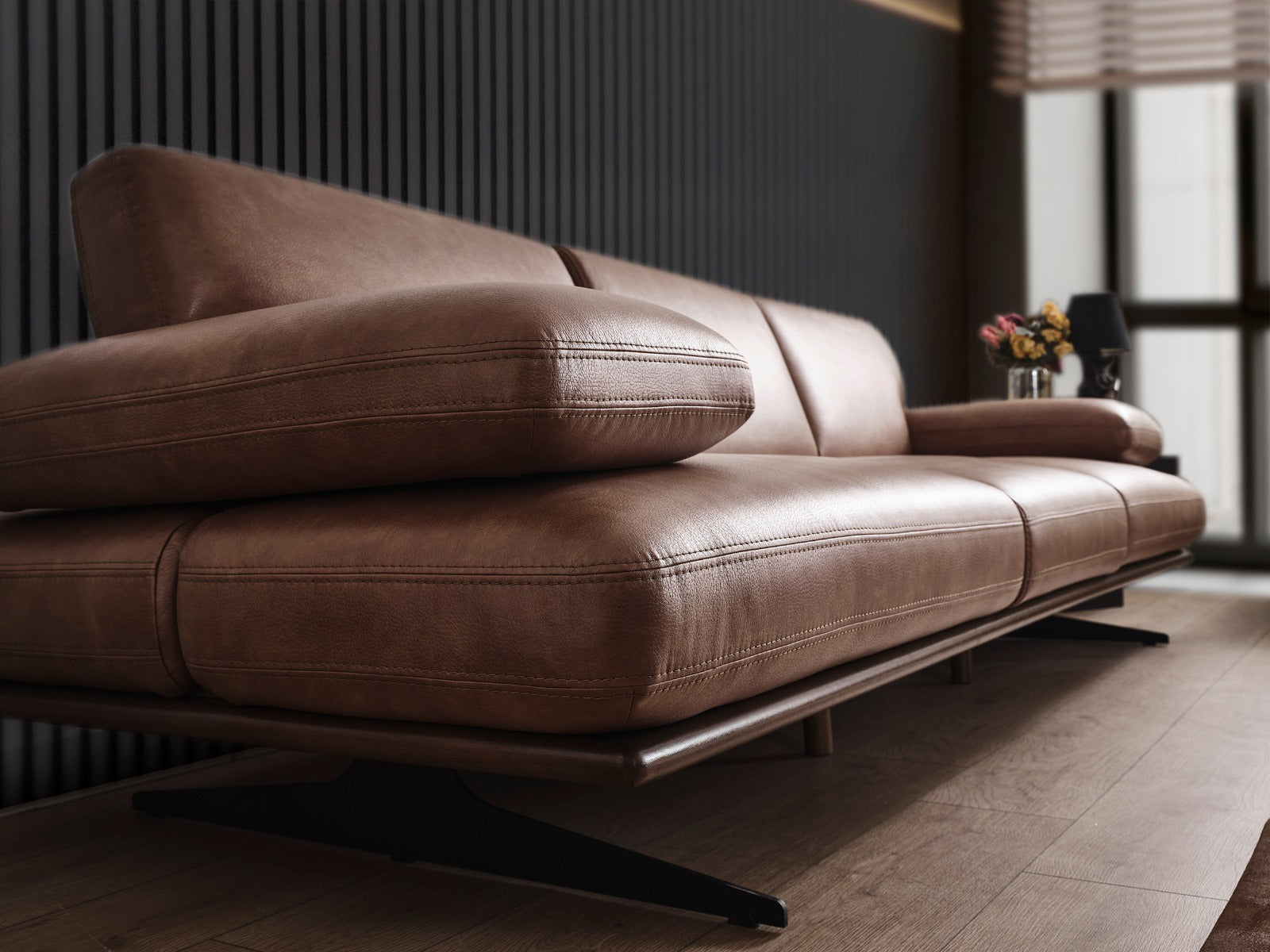 Четириместен разтегателен диван «Rapid» + декоративни възглавници, ширина 265см