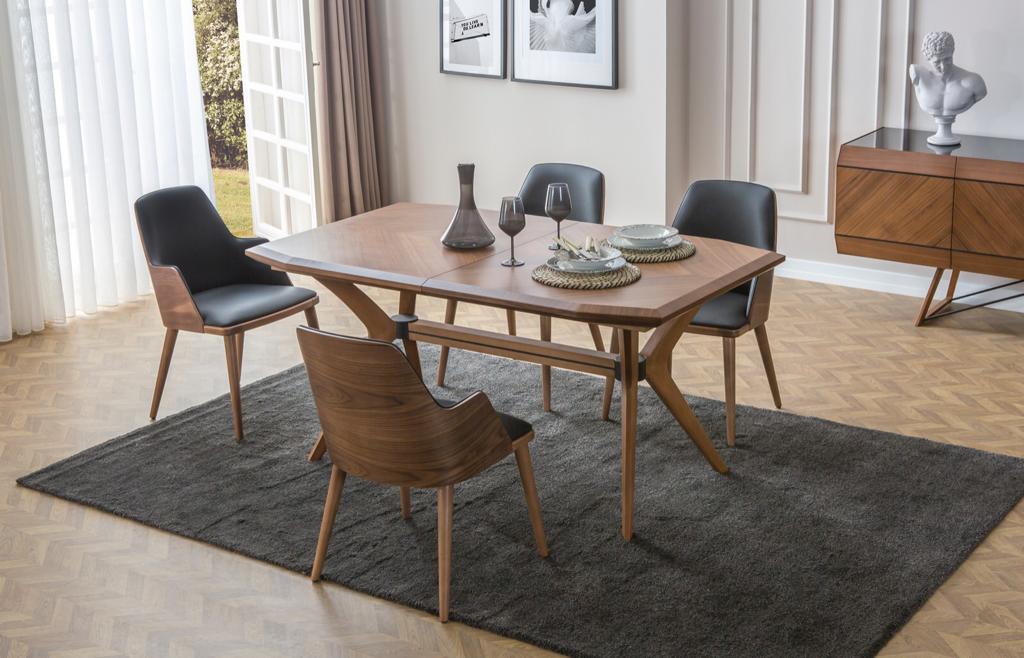 Трапезна разтегателна маса «Aden» с размер 166х76х100см