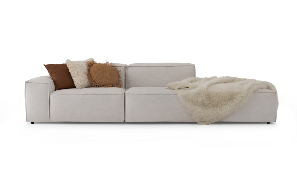 52 готови конфигурации на модулен диван «Plus Poufy Bohem» от серия Colorium