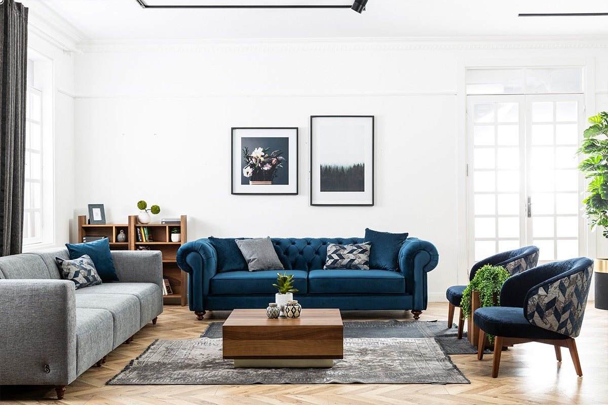 Двуместен диван Saloni Mobilya Aspendos (6638941765828)