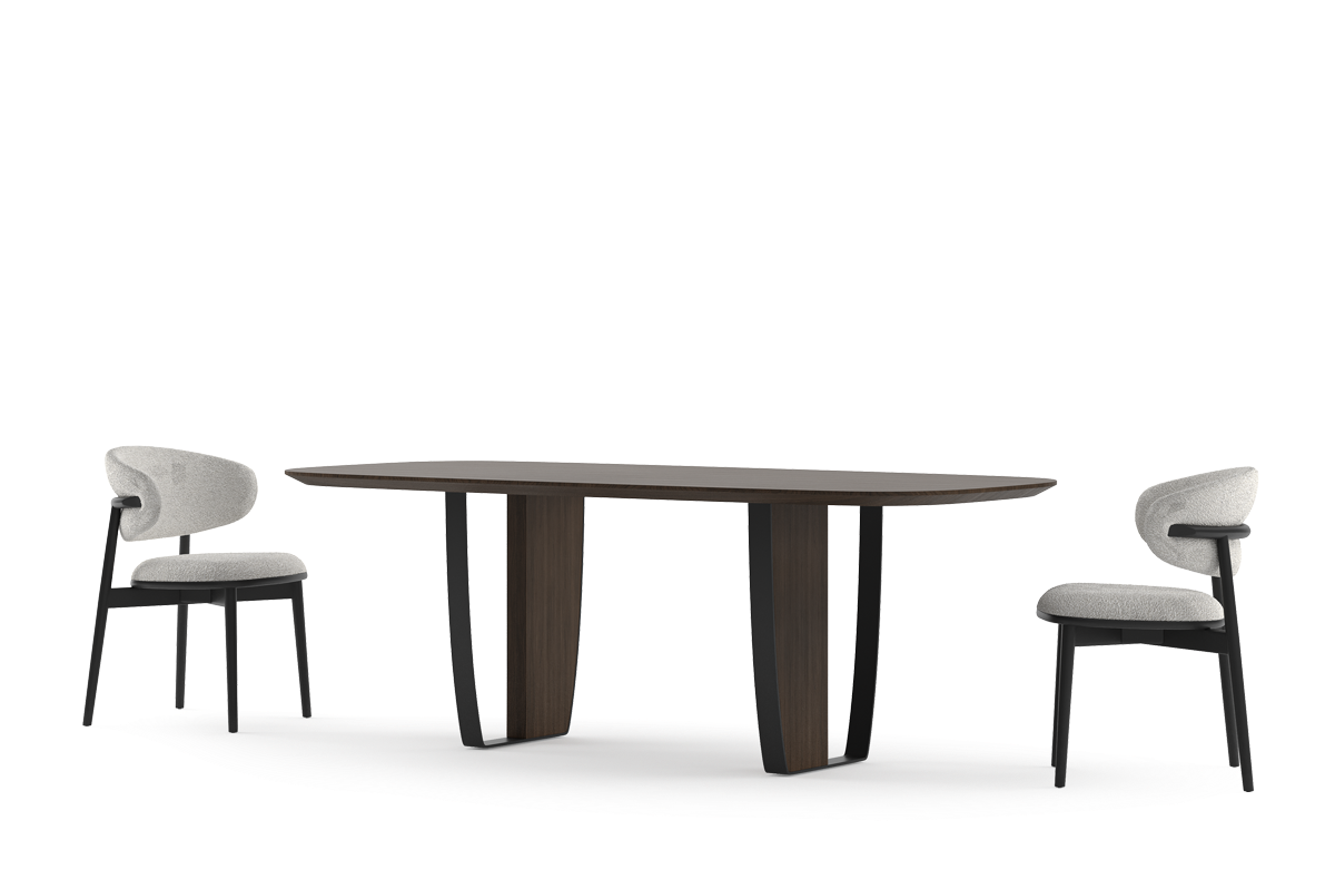 Трапезен стол «Barcelona» с тапицерия, 100+ вида дамаски