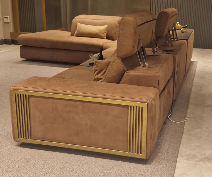 5 модула за модулен диван «Melodi» + електрически механизъм, USB зарядна станция