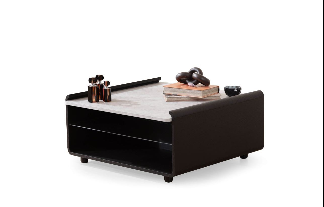 Модулен разтегателен диван «Bahar» + електрически механизъм, USB зарядна станция, конзолна масичка