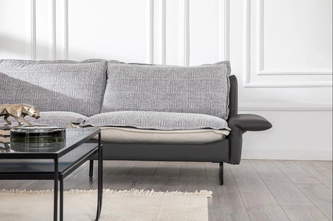 Триместен диван «Ayisigi» + подвижна възглавница за глава, ширина 280см