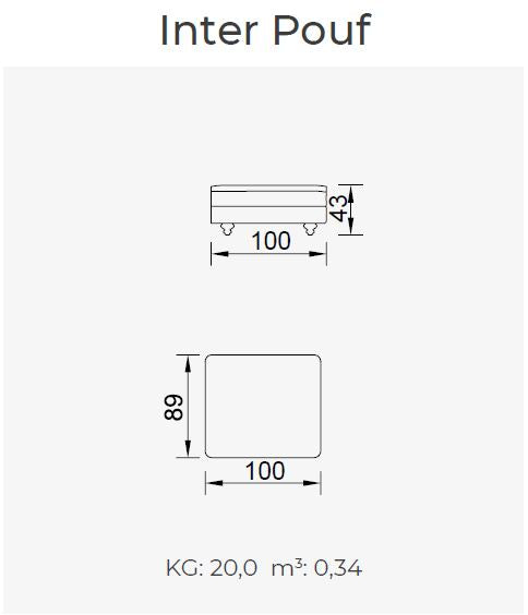 4 модула за модулен диван «Aspendos»