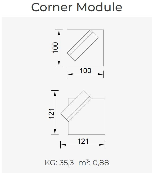 10 модула за модулен разтегателен диван «Cavalli»