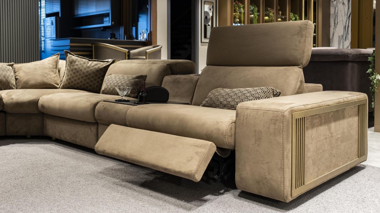 5 модула за модулен диван «Melodi» + електрически механизъм, USB зарядна станция