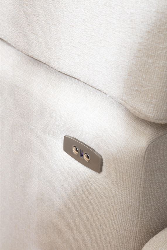 Ъглов разтегателен диван «Bahar» + електрически механизъм, USB зарядна станция, ширина 380см