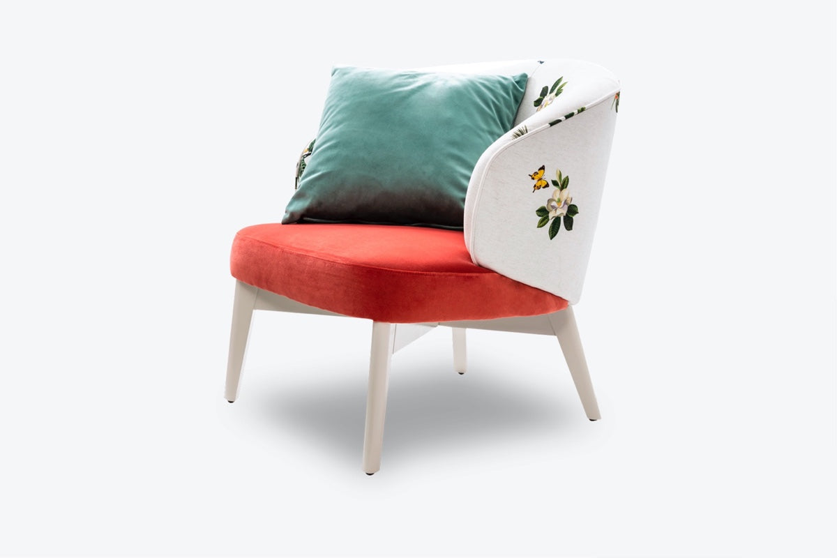 Кресло Saloni Mobilya Felix Bird Colorium (6696666923204)