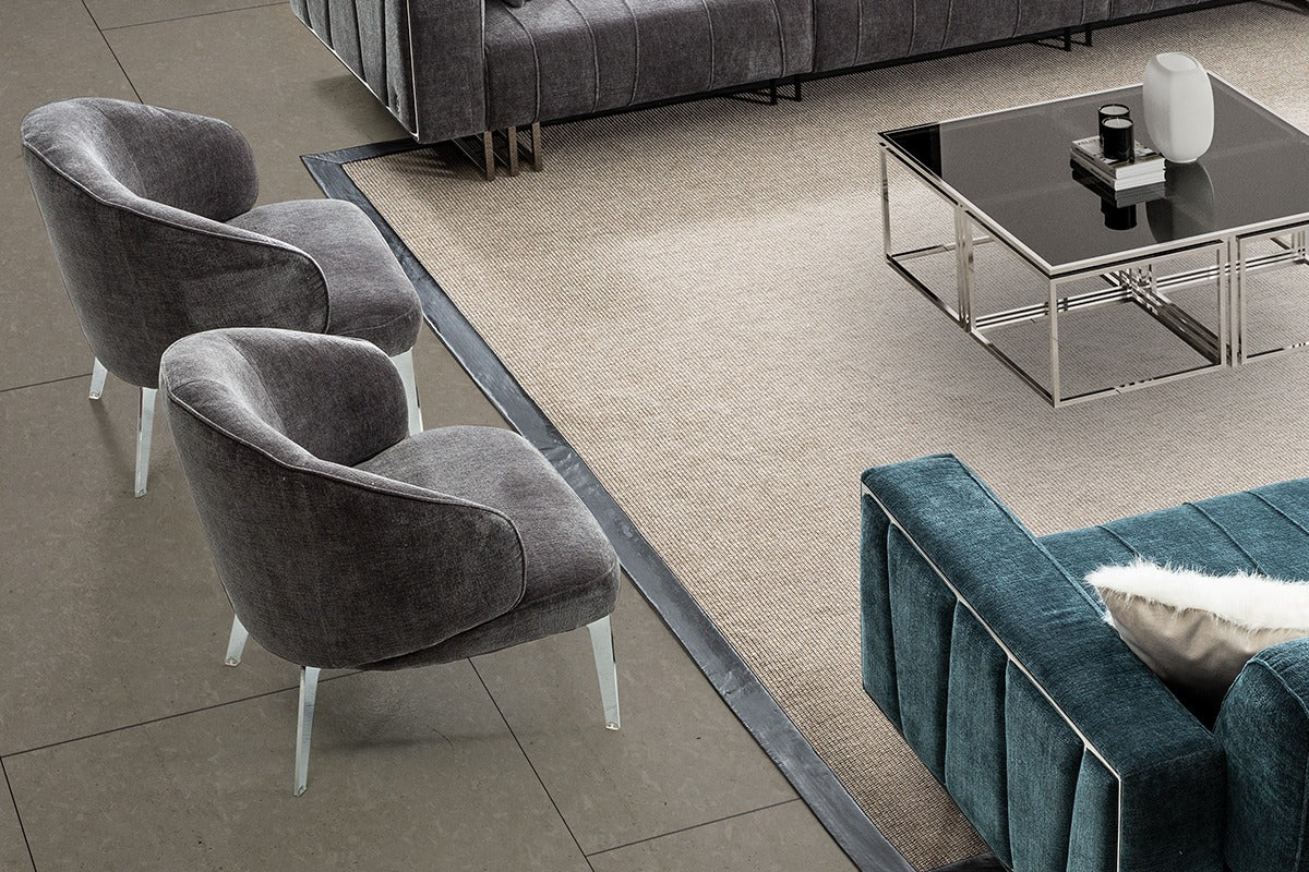 Кресло Saloni Mobilya Felix (metal) (6639078736068)