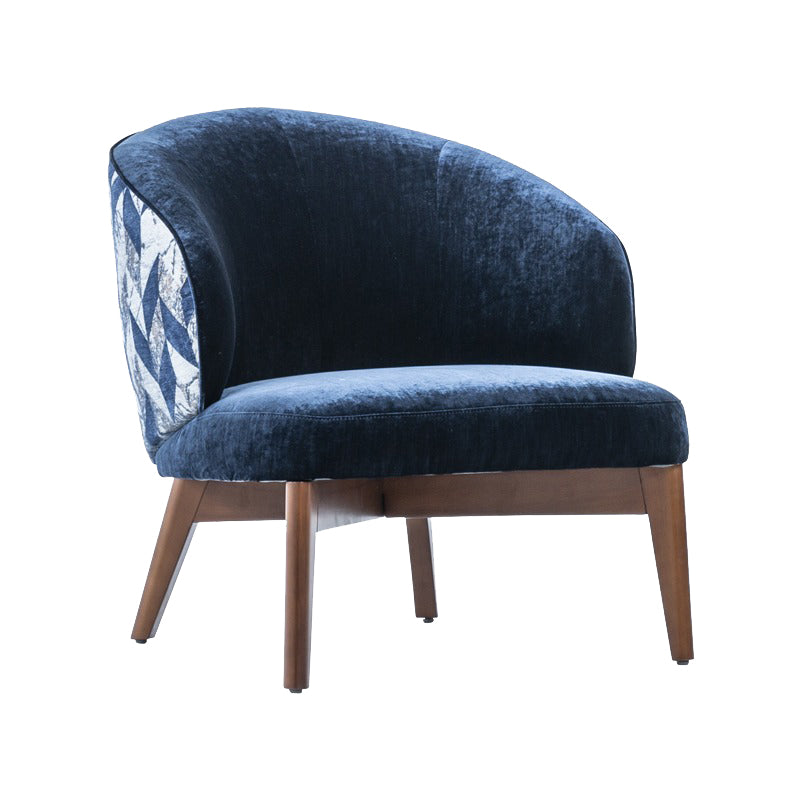 Кресло Saloni Mobilya Felix (дървени крачета) (6638944321732)