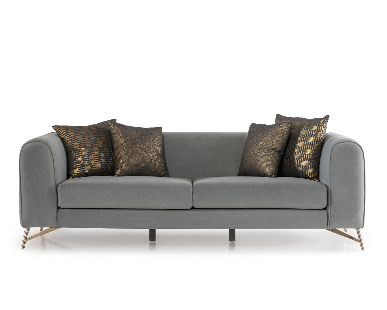 Триместен диван «Florida» + 4 декоративни възглавници, ширина 230см