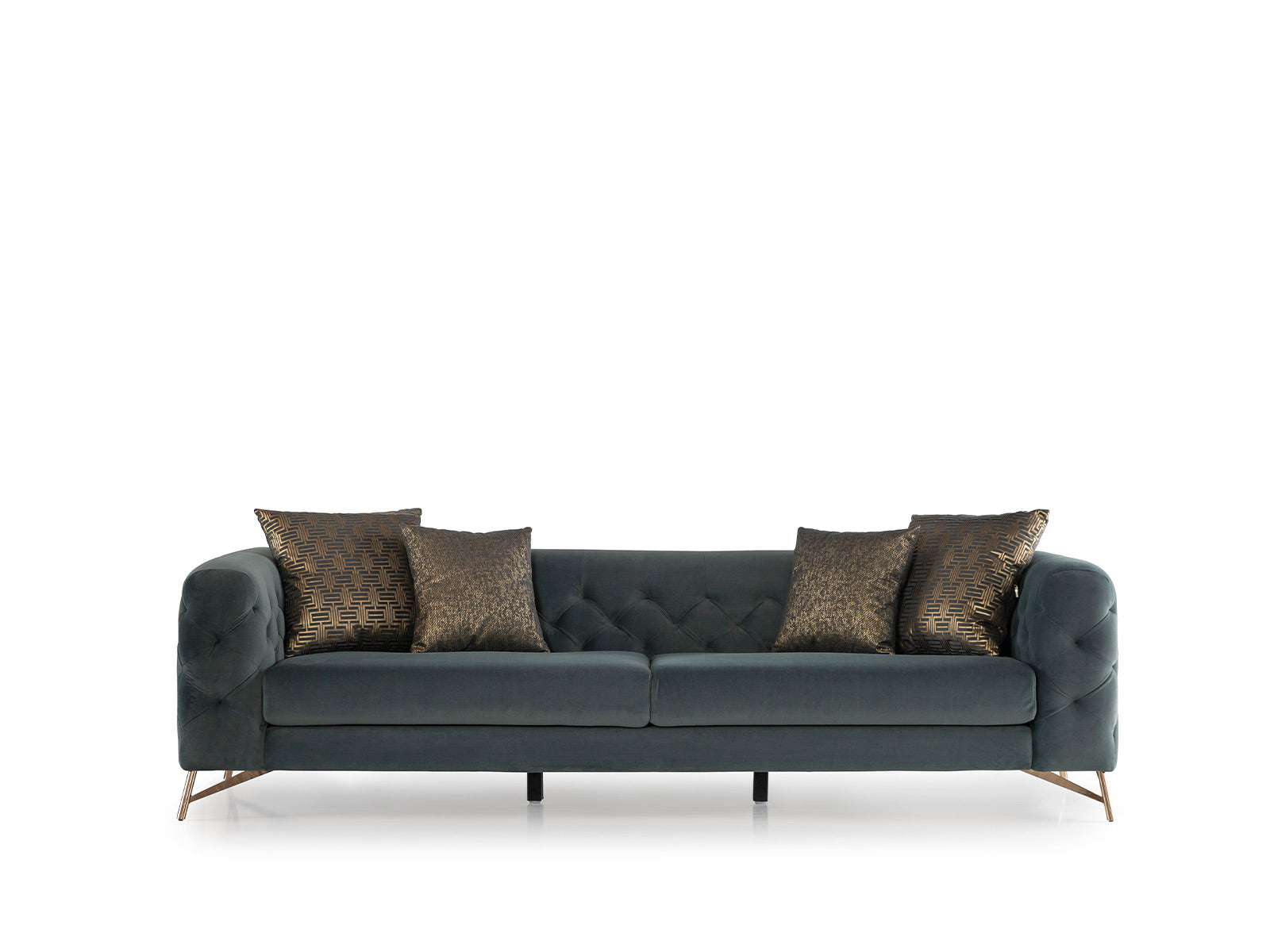 Четириместен диван «Florida» + декоративни възглавници, ширина 270см