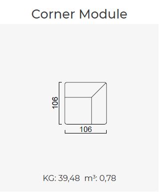 20 модула за модулен диван «Heritage»