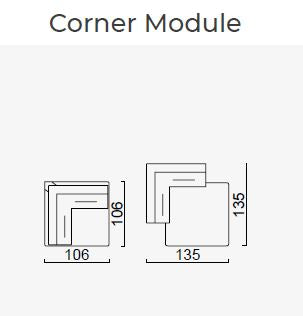8 модула за модулен разтегателен диван «Gallardo»