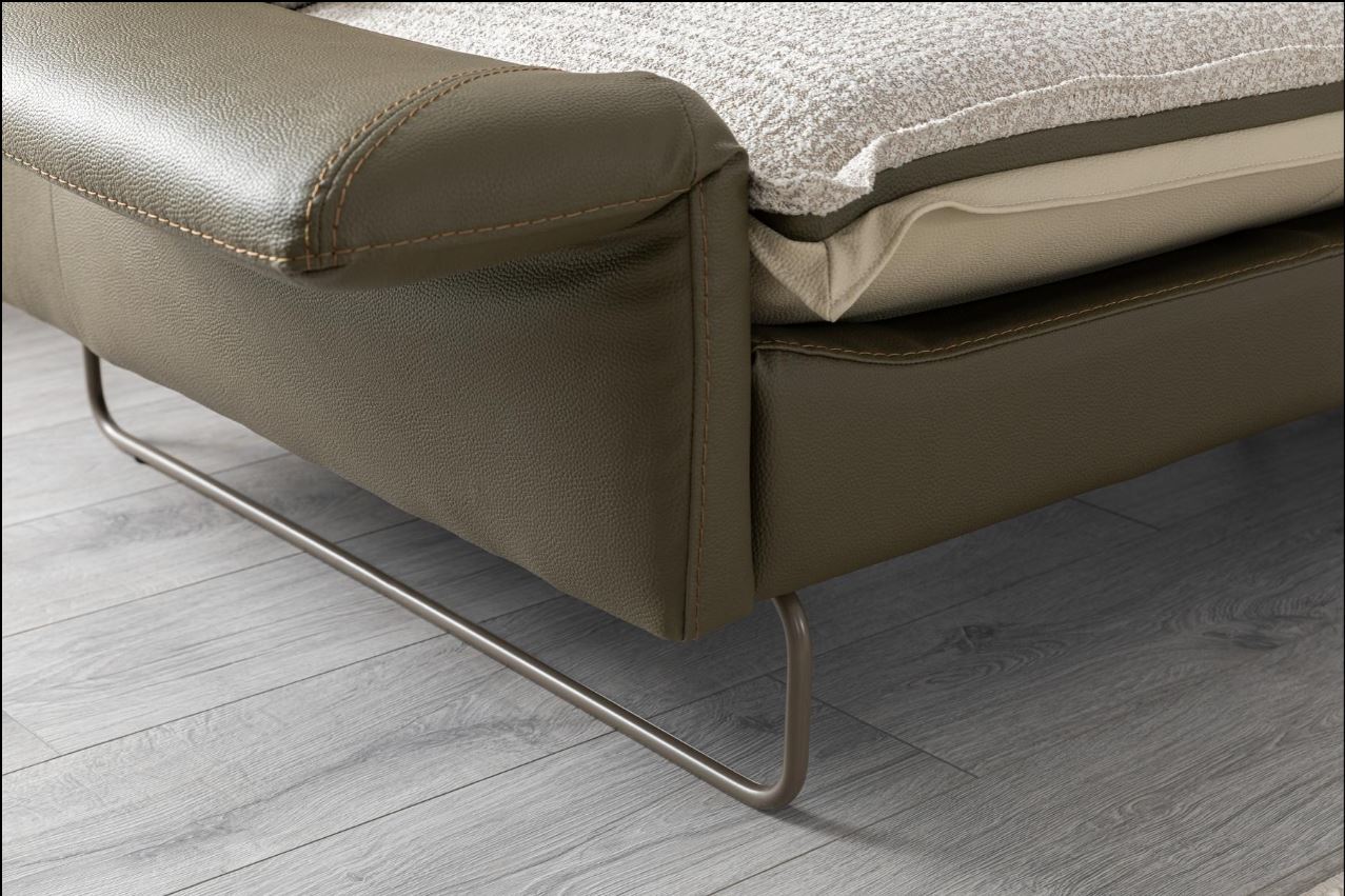 Ъглов диван «Ayisigi» + декоративни възглавници, с подвижни подлакътници, ширина 300см