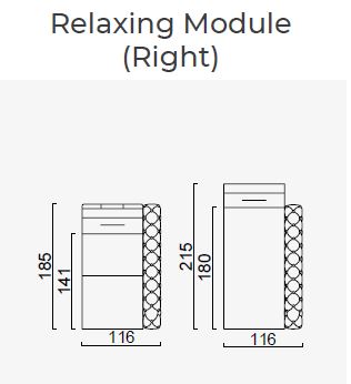 8 модула за модулен разтегателен диван «Gallardo»