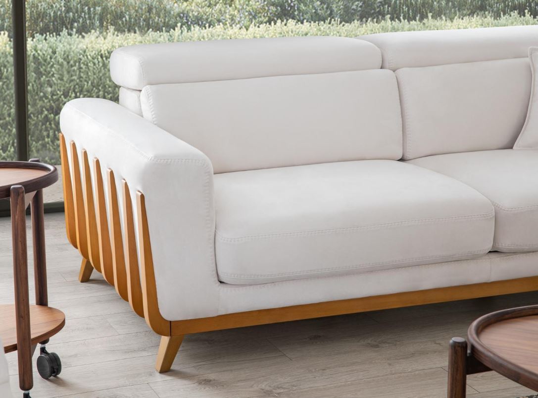 Двуместен разтегателен диван «Hunkar» + електрически механизъм, USB зарядна станция, ширина 195см