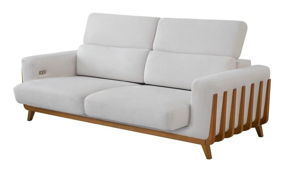 Двуместен разтегателен диван «Hunkar» + електрически механизъм, USB зарядна станция, ширина 195см