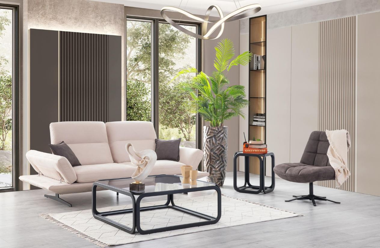 Триместен разтегателен диван «Mostar» + 2 декоративни възглавници, ширина 220см