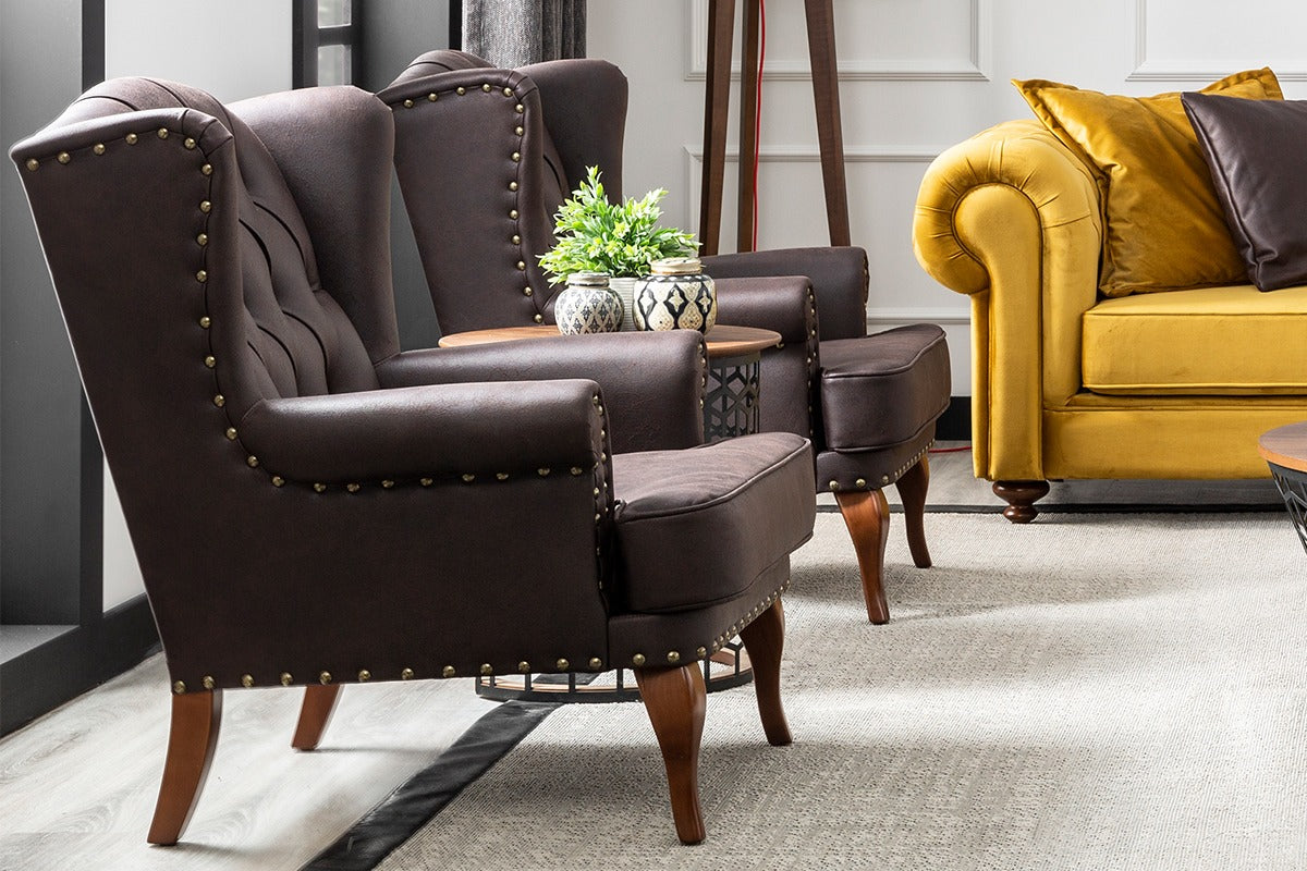 Кресло Saloni Mobilya Lord (6638945665220)