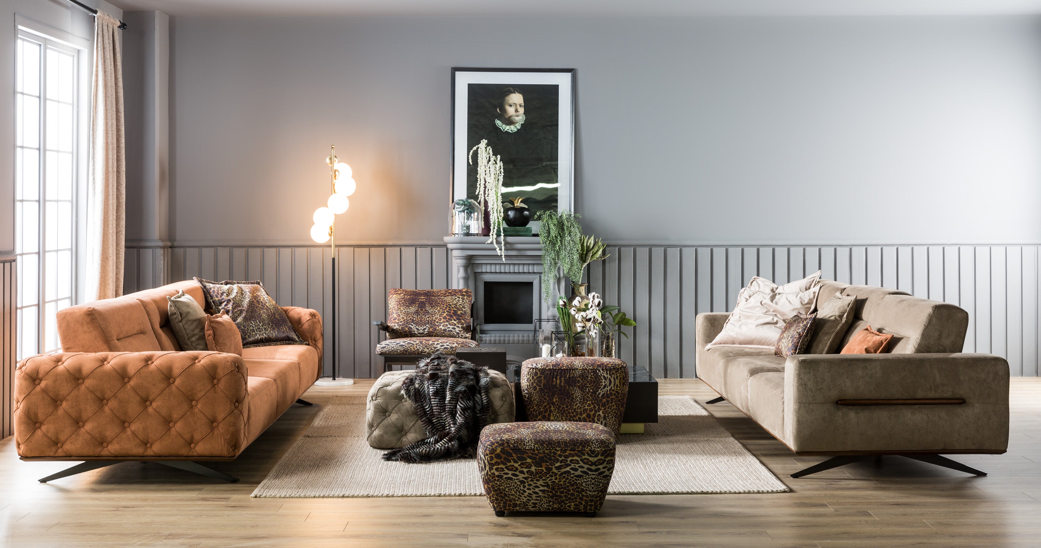 27 готови конфигурации на модулен разтегателен диван «Morocco»