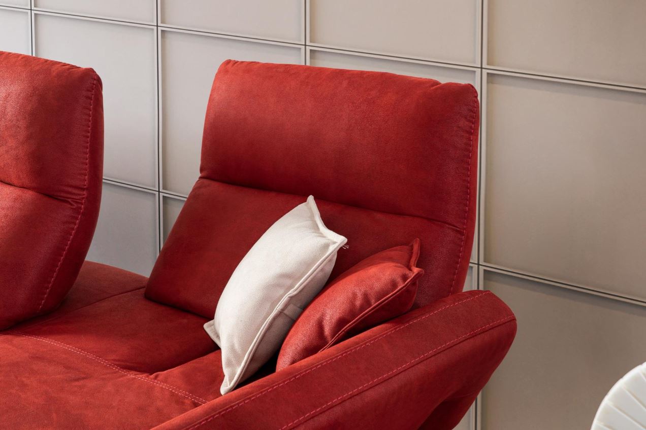 Ъглов разтегателен диван «Mostar» + три декоративни възглавници, ширина 322см