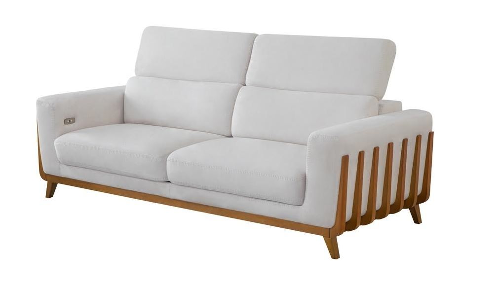 Триместен разтегателен диван «Hunkar» с електрически механизъм, USB зарядна станция, ширина 230см