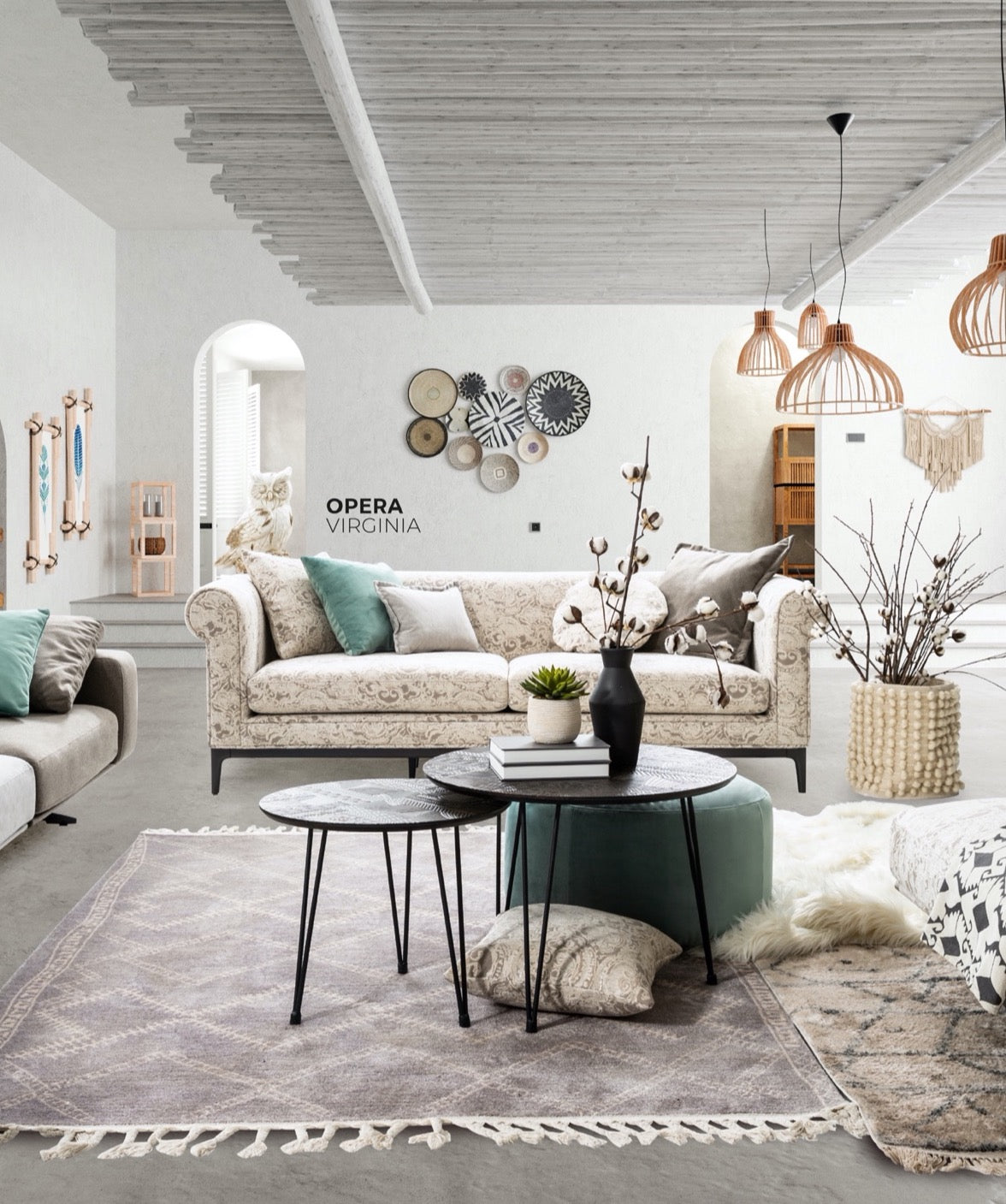 Триместен диван Saloni Mobilya Opera Virginia Colorium (6696617148612)