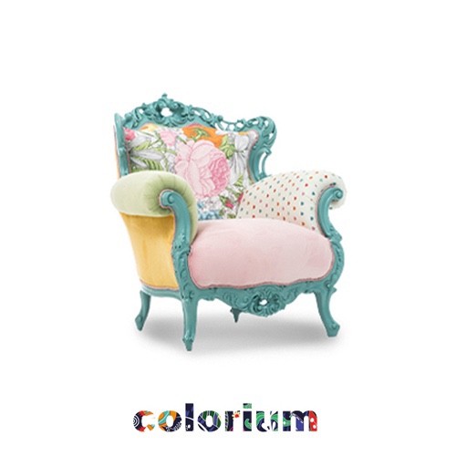 Кресло Saloni Mobilya Picasso Happy Colorium (6696689434820)