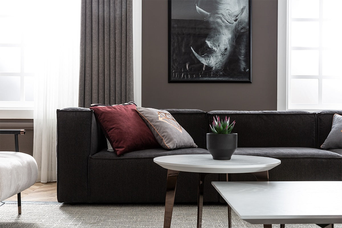 33 готови конфигурации на модулен диван «Plus Poufy»