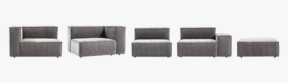 33 готови конфигурации на модулен диван «Plus Poufy»