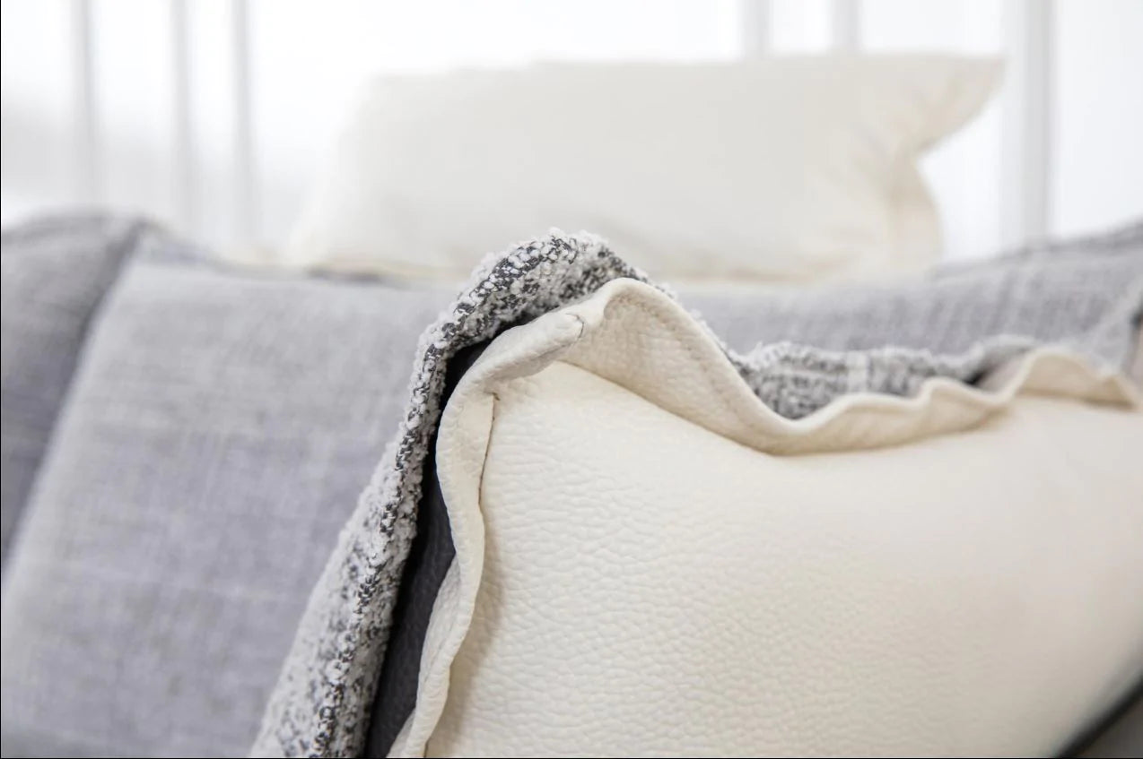 Триместен диван «Ayisigi» + подвижна възглавница за глава, ширина 280см