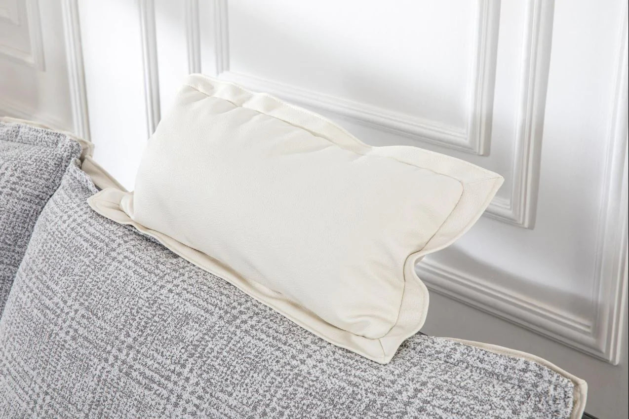 Триместен диван «Ayisigi» + подвижна възглавница за глава, ширина 280см