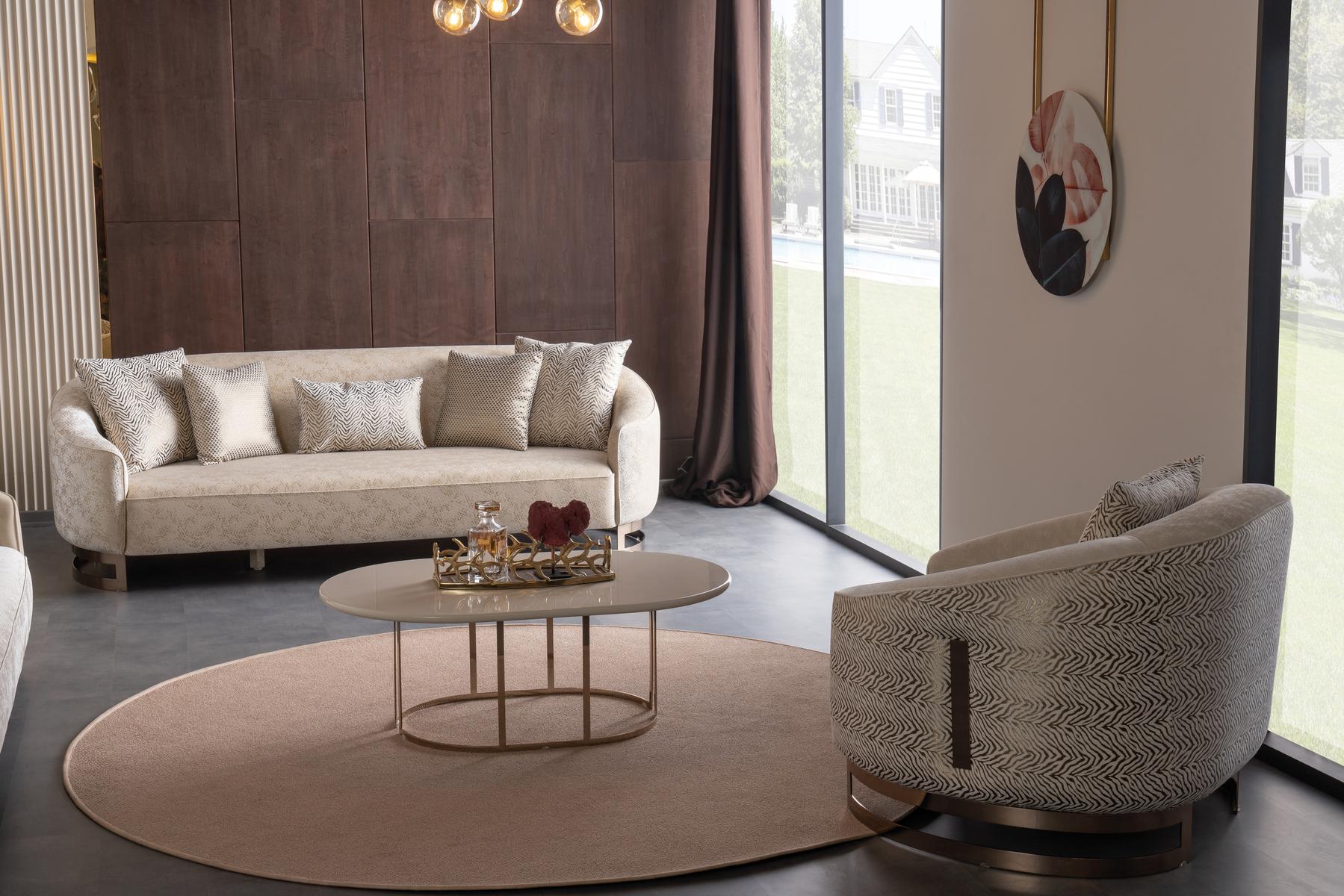 Триместен диван «Aura» + 5 декоративни възглавници, ширина 250см