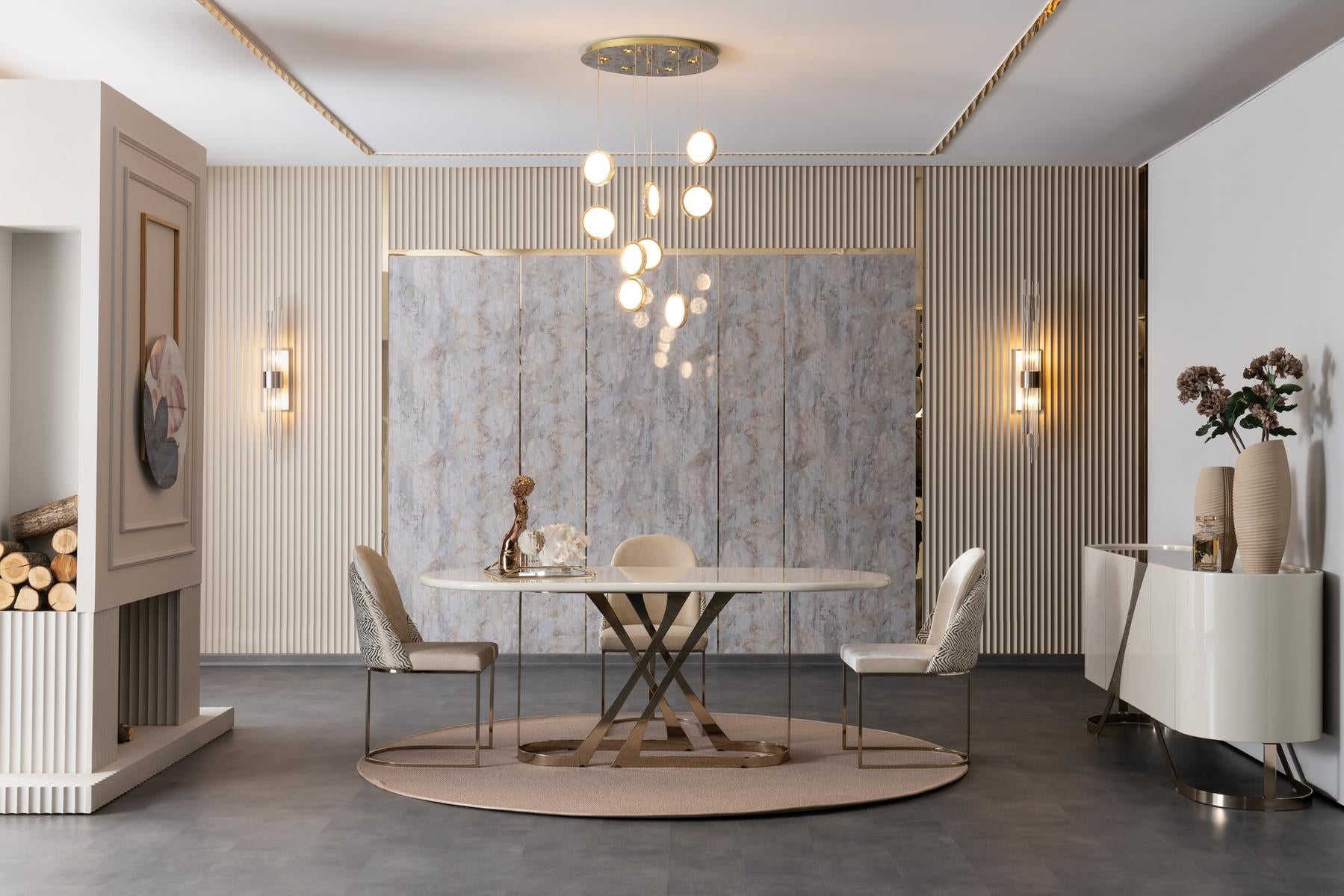 Трапезна маса «Aura» с размер 200х79х95см