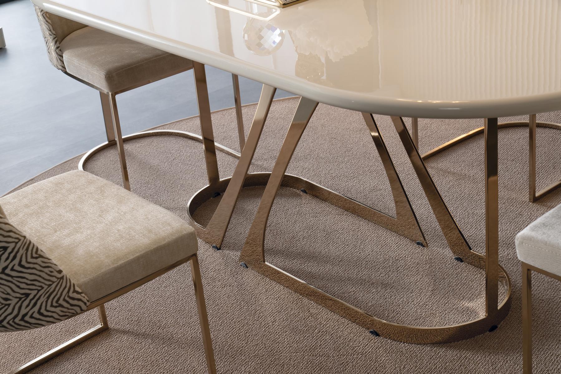 Трапезен стол «Aura» с тапицерия, 10+ вида дамаски