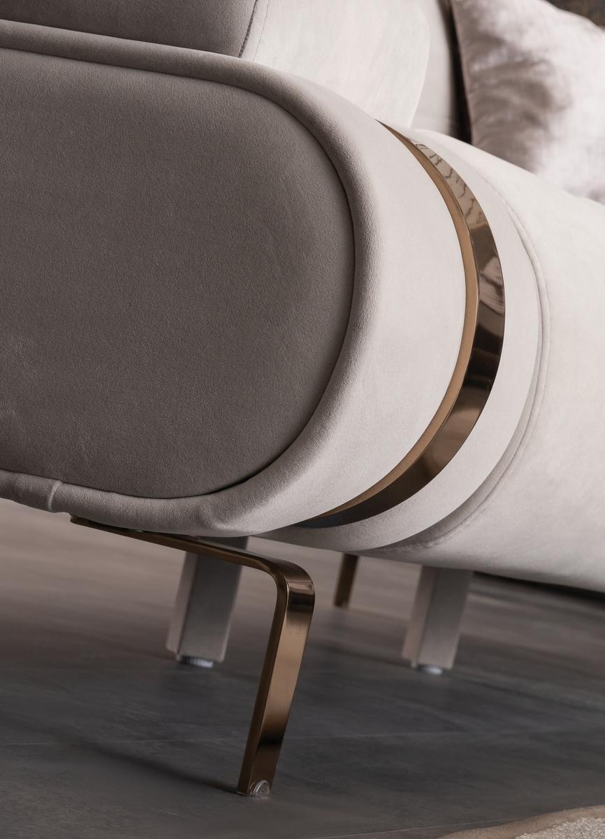 Триместен диван «Beyonce» + 2 декоративни възглавници, ширина 235см