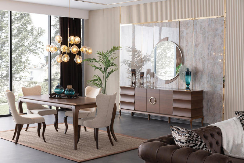Бюфет без огледало Muzaffer Bianco Walnut