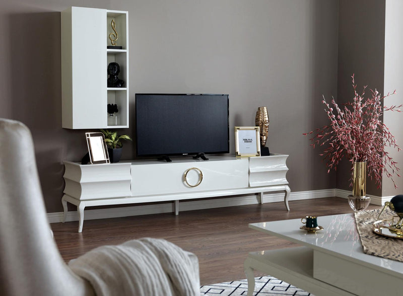 TV шкаф Muzaffer Bianco White